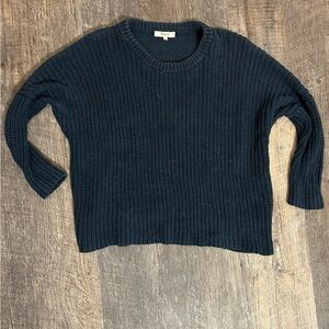 Madewell Dark Blue Crew Neck Sweater